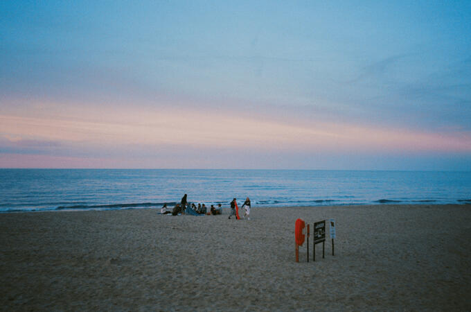 olympus µ[mju:]-iii 120 kodak gold 200 lincoln street beach, il, usa
